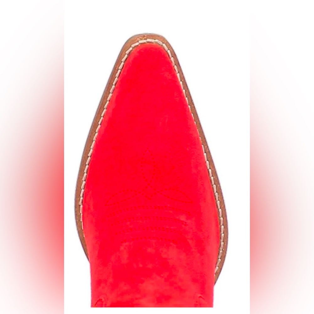DINGO WOMEN'S 16"
THUNDER ROAD RED
SUEDE SNIP TOE WESTERN BOOTS 
Size 7.5 - Picture 4 of 4